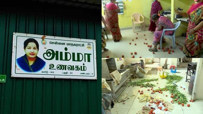 DMK men attacks amma canteens in tamilnadu DMK men attacks amma canteens in tamilnadu