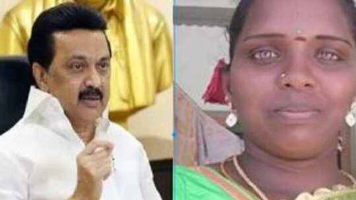 DMK Leader MK Stalin Wish recovery to women who cuts tongue DMK Leader MK Stalin Wish recovery to women who cuts tongue
