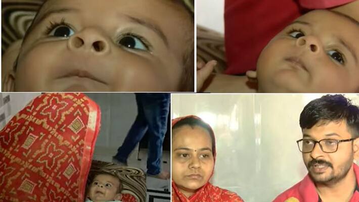 Gujarat Couple Raise 16 Crore For 1 Injection To Save 5 Month Old Son kpa Gujarat Couple Raise 16 Crore For 1 Injection To Save 5 Month Old Son kpa