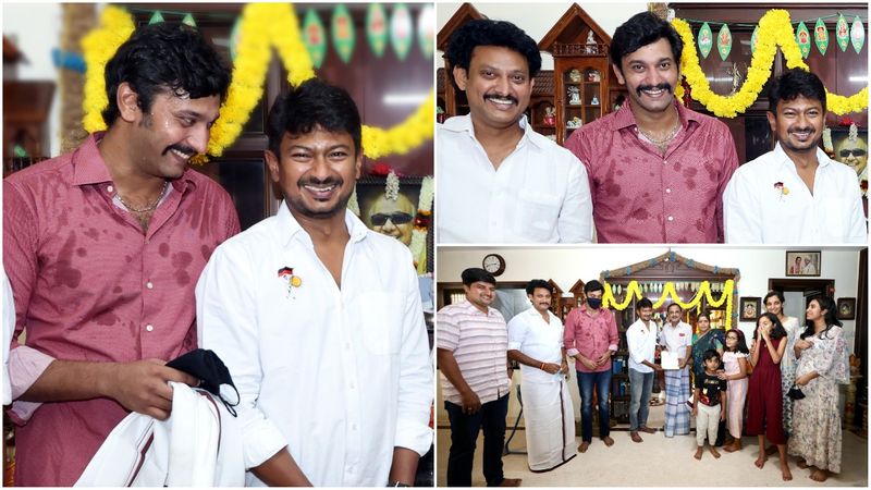 இதையடுத்து உதயநிதி ஸ்டாலின் சுற்றுப்பயணத்தில் இருந்த போது அவருக்காக சேப்பாக்கம்- திருவல்லிக்கேணி தொகுதியில் வீடு வீடாக சென்று வாக்குசேகரிப்பில் ஈடுபட்ட மு.க.தமிழரசு சித்தப்பாவை சந்தித்து நன்றி தெரிவித்தார். 