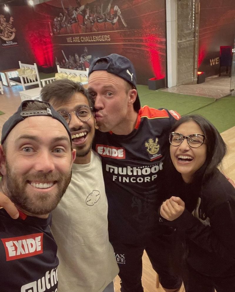 As Chahal plays for Royal Challengers Bangalore, she also took part in a candid photo session with him, along with Glenn Maxwell and AB de Villiers.
NOTE: Asianet News humbly requests everyone to wear masks, sanitise, maintain social distancing and get vaccinated as soon as eligible. Together we can and will break the chain #ANCares #IndiaFightsCorona