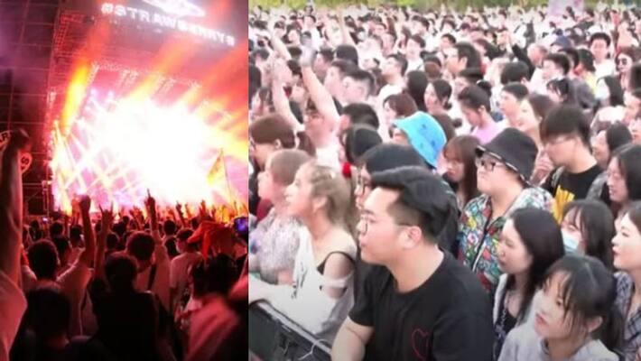 after covid pandemic Thousands of revelers attend Wuhan music festival after covid pandemic Thousands of revelers attend Wuhan music festival