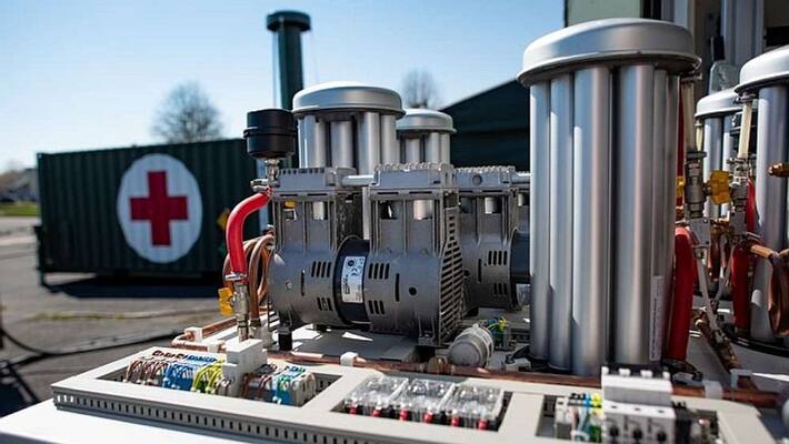 Mega Oxygen plant from Germany arrives, will produce 4 lakh litres oxygen per day DHA Mega Oxygen plant from Germany arrives, will produce 4 lakh litres oxygen per day DHA