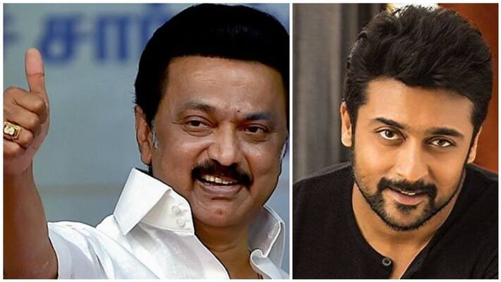 actor surya, senthil and sivakumar wish chief minister MK stalin actor surya, senthil and sivakumar wish chief minister MK stalin