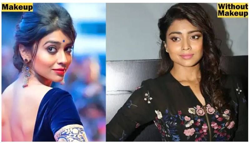 శ్రియా మేకప్ లేకుండా మరింత సెక్సీ గా ఉంది.