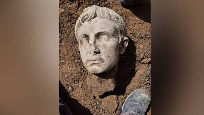 first Roman emperor 2000 year old head found first Roman emperor 2000 year old head found