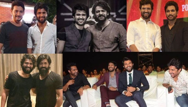 `పెళ్లిచూపులు` సినిమాకి ముందు విజయ్ దేవరకొండ అంటే పెద్దగా ఎవరికీ తెలియదు. `లైఫ్ ఈజ్ బ్యూటీఫుల్`, `ఎవడే సుబ్రమణ్యం`లో చేసినప్పటికీ ఆయనకు సరైన గుర్తింపు రాలేదు. కానీ `పెళ్లిచూపులు` తన కెరీర్ని మలుపు తిప్పితే, `అర్జున్రెడ్డి` విజయ్ కెరీర్కి బిగ్బ్రేక్ ఇచ్చింది. `గీతగోవిందం` ఏకంగా సూపర్ స్టార్ని చేసింది. ఈ మొత్తం ఈ మూడు సినిమాల మధ్య గ్యాప్ కేవలం రెండేళ్లే. అంతకు ముందు చాలా స్ట్రగుల్ పడినప్పటికీ, ఈ రెండేళ్లే విజయ్ కెరీర్ని పీక్లోకి తీసుకెళ్లాయి. ఆ తర్వాత విజయ్కి వరుసగా `టాక్సీవాలా`, `డియర్ కామ్రేడ్`, `నోటా`, `వరల్డ్ ఫేమస్ లవర్` చిత్రాలు పరాజయం చెందాయి. కానీ విజయ్ ఇమేజ్ మాత్రం ఏమాత్రం తగ్గలేదు.