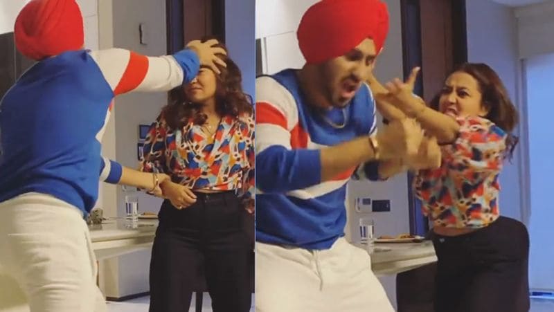 हाल ही में नेहा ने गाने का पोस्टर शेयर करते हुए लिखा- आपकी नेहू और मेरे रोहनप्रीत के गाने खढ़ तैनु मैं दस्सा.. का पहला पोस्टर। इस गाने के पोस्टर में दोनों स्पोर्टी लुक में नजर फुटबॉल ग्राउंड में नजर आ रहे हैं। पोस्टर पर नेहा कक्कड़ वर्सेज रोहनप्रीत सिंह लिखा है। नेहा के इस नए गाने के लिरिक्स कप्तान ने लिखे हैं और म्यूजिक वीडियो को अगम-अजीम ने डायरेक्ट किया है।