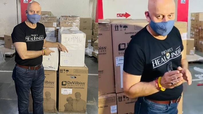 Anupam Kher Supplying Free Oxygen Concentrators and other Equipments for Covid Patients KPG Anupam Kher Supplying Free Oxygen Concentrators and other Equipments for Covid Patients KPG