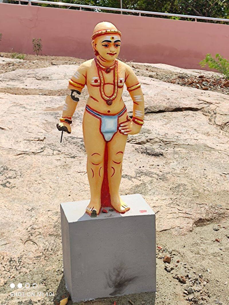 former health minister vijayabaskar condemns the act of statues of gods demolished in viralimalai