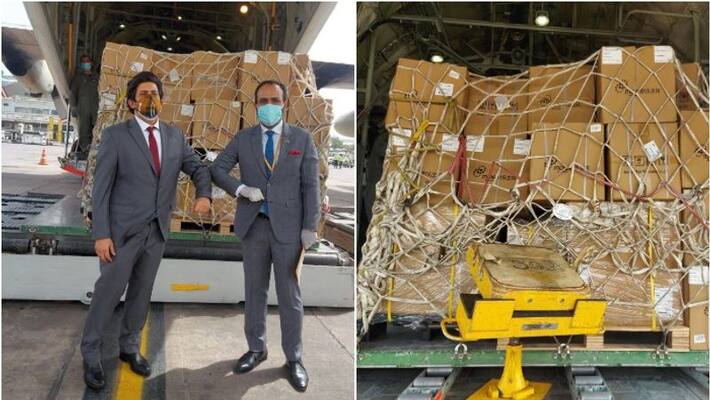 oman sends oxygen to India oman sends oxygen to India
