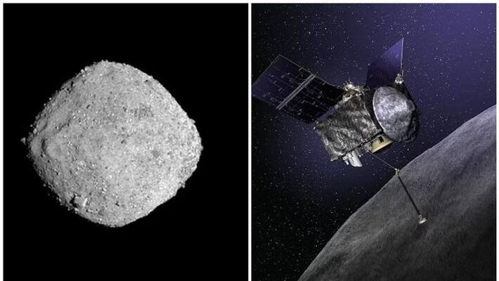 1.4 billion mile journey home from asteroid Bennu after collecting 2.1 ounces of rock and dust 1.4 billion mile journey home from asteroid Bennu after collecting 2.1 ounces of rock and dust