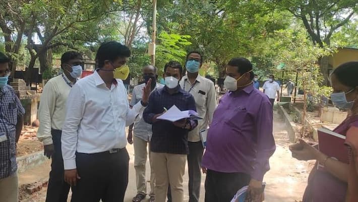 No ministerial post .. Thousand lights MLA spinning around without loosening .. Sudden inspection in the cemetery No ministerial post .. Thousand lights MLA spinning around without loosening .. Sudden inspection in the cemetery