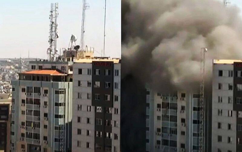 israel bombs gaza building that houses al jazeera and associated press offices