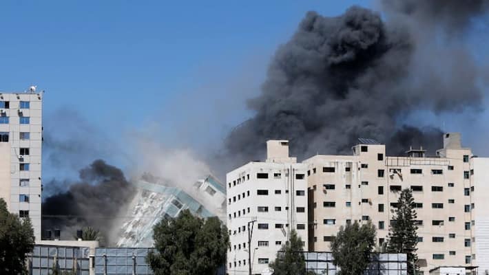 israel bombs gaza building that houses al jazeera and associated press offices israel bombs gaza building that houses al jazeera and associated press offices