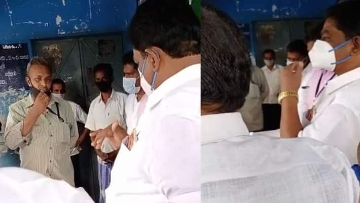 dmk mla threatens government officers and ration shop staffs in vaniyambadi constituency dmk mla threatens government officers and ration shop staffs in vaniyambadi constituency