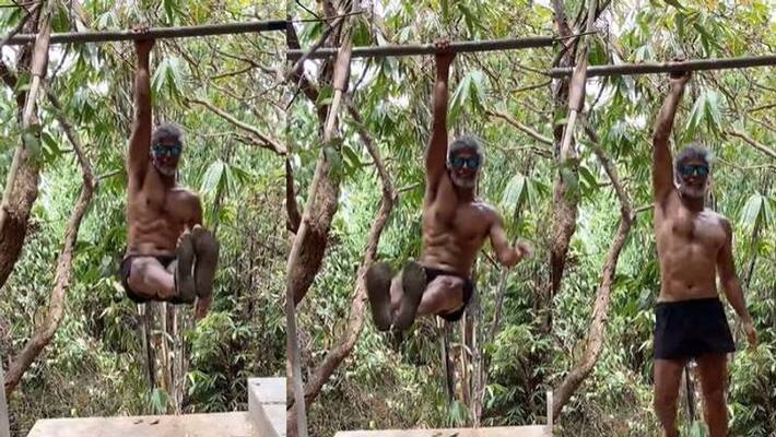 Milind Soman s abs in new fitness video will inspire you to exercise Milind Soman s abs in new fitness video will inspire you to exercise