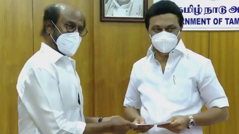 The main points of the Rajini Mantra approaching the DMK leadership ... Siblings in Cema Tension ..!