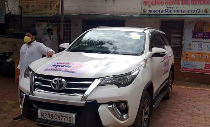 MLA donates his Toyota Fortuner for use as an ambulance