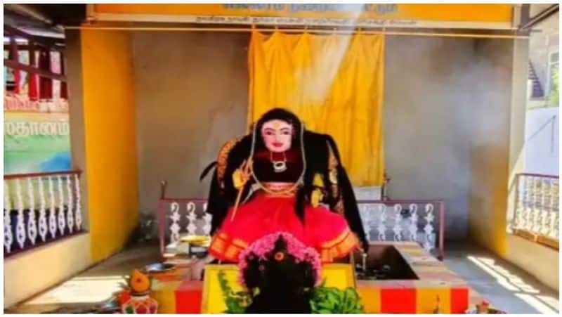 Netizens compare Corona Devi statue with Vanitha Vijaykumar