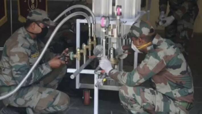 Coronavirus Indian Army finds solution for efficient conversion of liquid oxygen to low pressure gas-dnm Coronavirus Indian Army finds solution for efficient conversion of liquid oxygen to low pressure gas-dnm