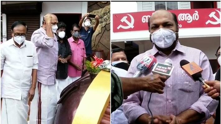 P RAJEEV SAYS PARTY HAS ENTRUSTEDA HUGE RESPONSIBILITY ON HIM P RAJEEV SAYS PARTY HAS ENTRUSTEDA HUGE RESPONSIBILITY ON HIM