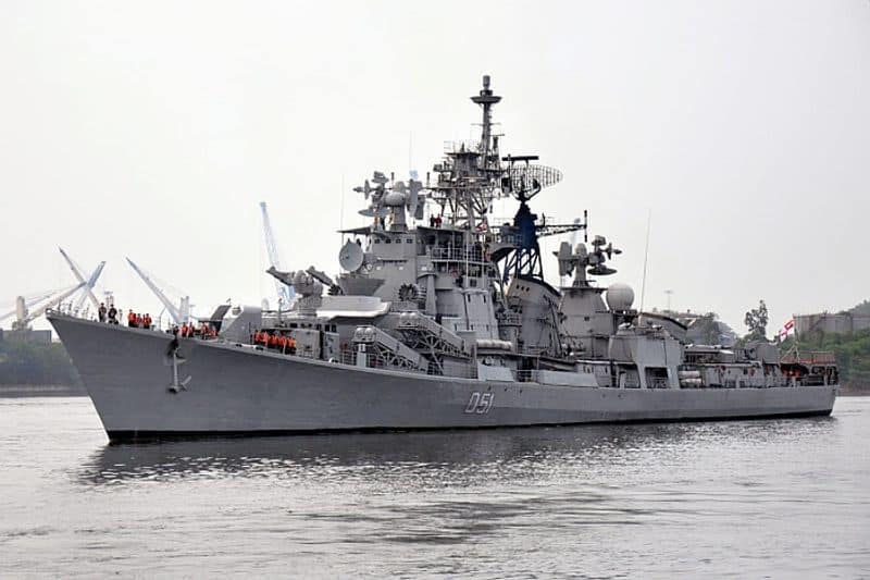 The Kashin-II class INS Rajput was was the first Indian naval ship to be affiliated with an Indian Army regiment -- the Rajput Regiment. INS Rajput, the first ship in the Indian Navy to deploy the BrahMos supersonic cruise missile system, was capable of handling threats from submarines, low-flying aircraft and cruise missiles.The ship has a displacement of 5,000 tonnes, a length of 146 metres, a beam of 15.8 metres and is capable of speed in excess of 30 knots.