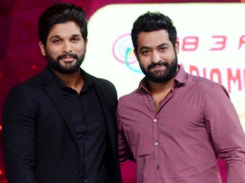 అల్లు అర్జున్తో. వీరిద్దరు తక్కువగా కలుసుకున్నా. ఒకరిపై ఒకరు రెస్పెక్ట్ తో ఉంటారు.