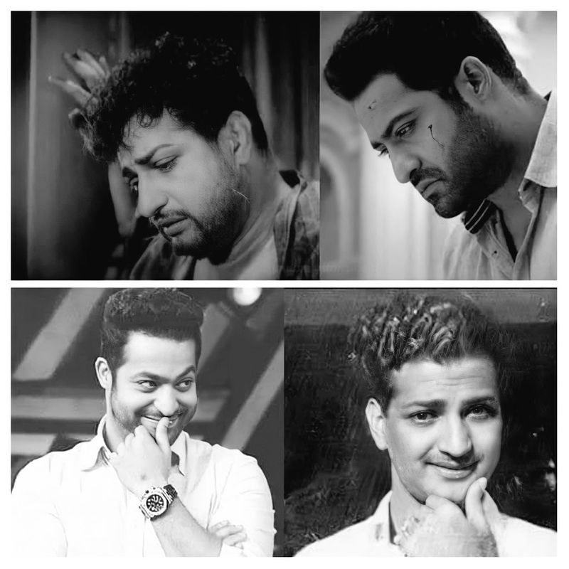 తాతగారు ఎన్టీఆర్, జూ.ఎన్టీఆర్ లుక్స్ మ్యాచ్.