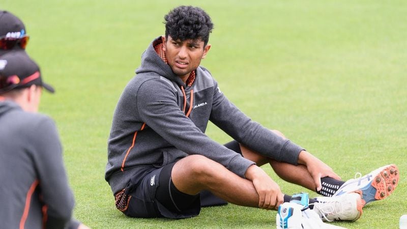 India vs New Zealand 1st Test: New Zealand team playing with Indian born players Rachin Ravindra, Ajaz Patel