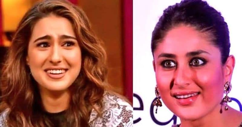 Sara Ali Khan-Kareena Kapoor
Sara, in one of the chat show, told, that she was super excited as Pooh from K3G is going to be her mom. Sara said that she has a friendly bond with Kareena, and she is not comfortable with words as Choti Maa or anything.