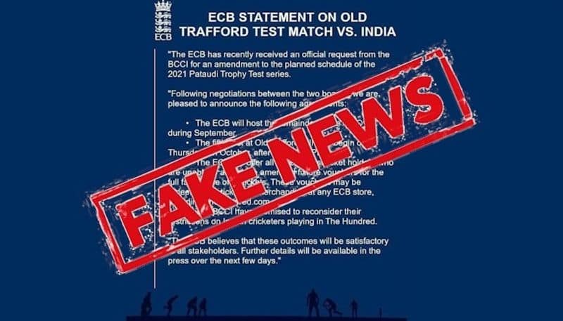 Pataudi Trophy Test Series BCCI trashes fake news-VPN