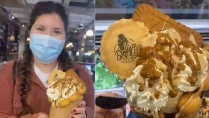 Woman with sweet tooth travels 200 km just to eat viral dessert Woman with sweet tooth travels 200 km just to eat viral dessert