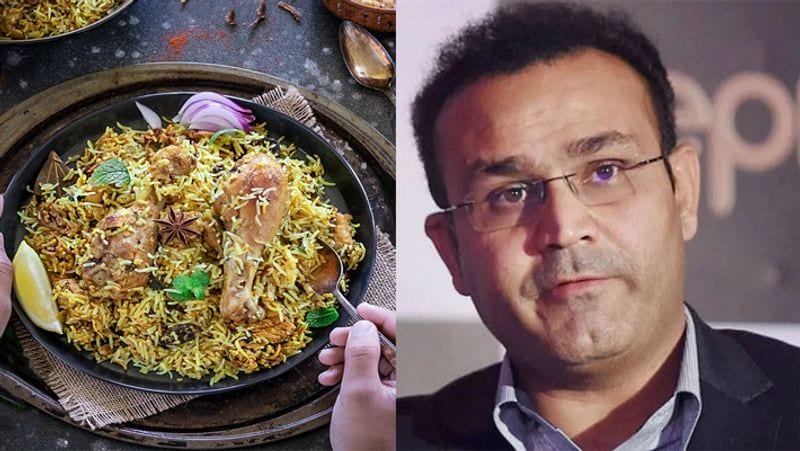 वीरेंद्र सहवाग
वीरेंद्र सहवाग बड़े फूडी है। उनको बिरयानी खान बहुत पसंद है। एक इंटरव्यू के दौरान उन्होंने बताया था, कि 2011 में वर्ल्ड कप जीतने के बाद उन्होंने अपने दोस्तों और साथियों के साथ खूब बिरयानी खाई थी।