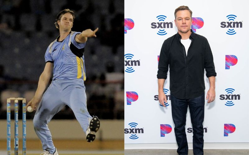 Ablie Morkel-Matt Damon
Another South African with a Hollywood connection, as the former all-rounder is highly similar to that of famous American actor Matt Damon. While Morkel was recognised for being a decent fast bowler and his explosive batting, Damon is renowned for being the mastermind in the role he portrays in every move, especially from his Bourne series.