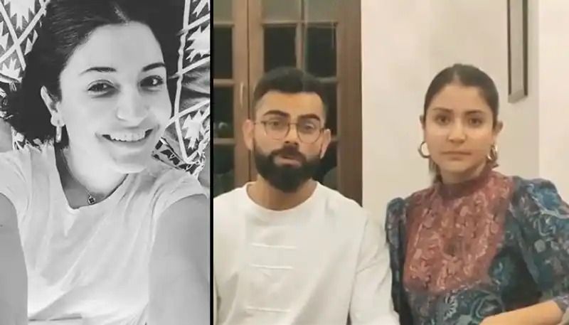 Anushka Sharma's no-makeup look shows her beautiful skin tone that looked so young. She shared a monochrome selfie without makeup which looked picture perfect.