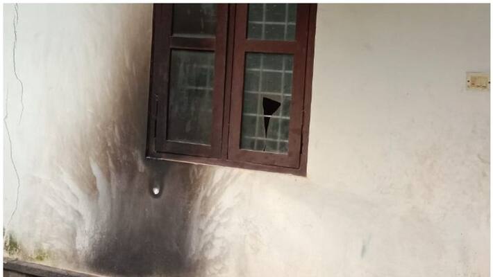 petrol bomb attack against a house in Cherthala petrol bomb attack against a house in Cherthala