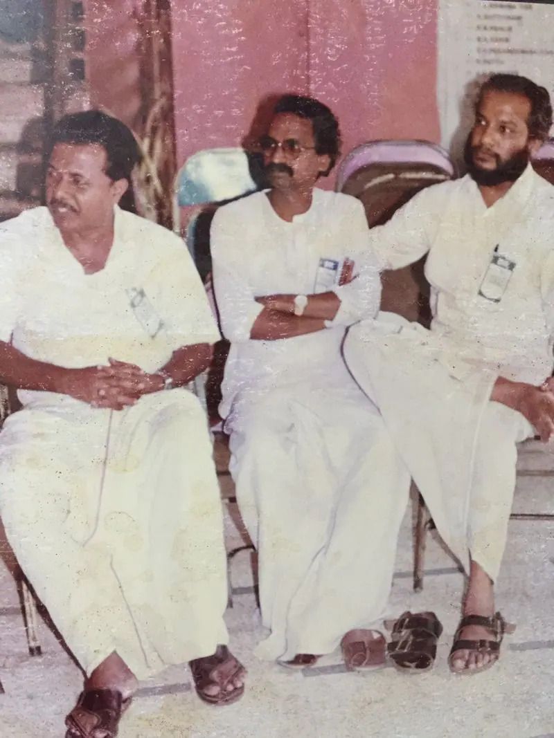 എ കെ ബാലനും എം എ ബേബിക്കും ഒപ്പം...