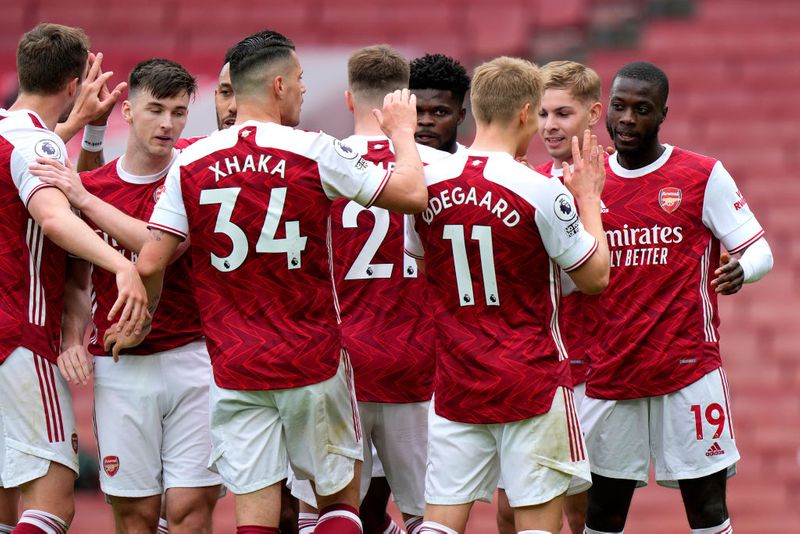 Arsenal tames Brighton and Hove Albion, but to no avail
Arsenal managed to successfully tame 16th-placed Brighton at Emirates 2-0. However, the win did no favour to the Gunners, as it managed to finish eighth in the table, thus failing to book a European spot.