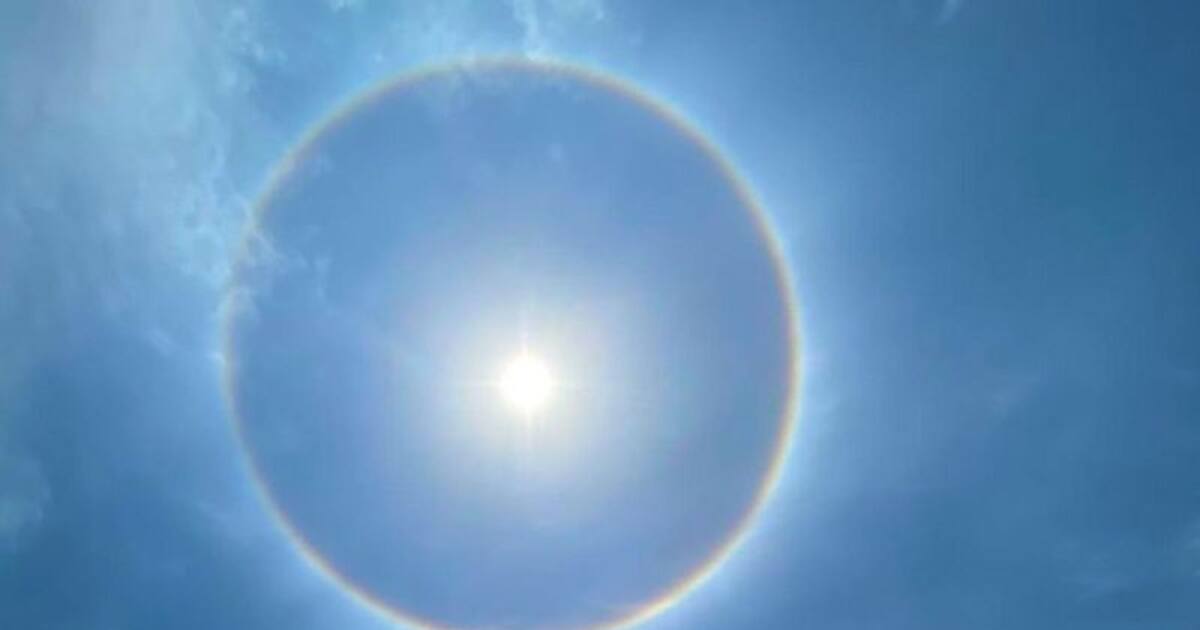 Sun Halo Unique Scenes Witnessed By Bengaluru Today Photo Viral What Is Sun  Halo