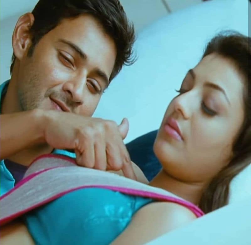 మహేష్, కాజల్ రొమాంటిక్ సీన్స్.