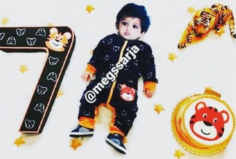ಮೇಘನಾ ಹೊಸ ಫೋಟೋ ಹಂಚಿಕೊಂಡಾಗಲೂ ಅಭಿಮಾನಿಗಳು ಅದರಲ್ಲಿ ತಂದೆ ಚಿರು ಜೊತೆಗಿರುವ ರೀತಿ ಎಡಿಟ್ ಮಾಡುತ್ತಾರೆ.