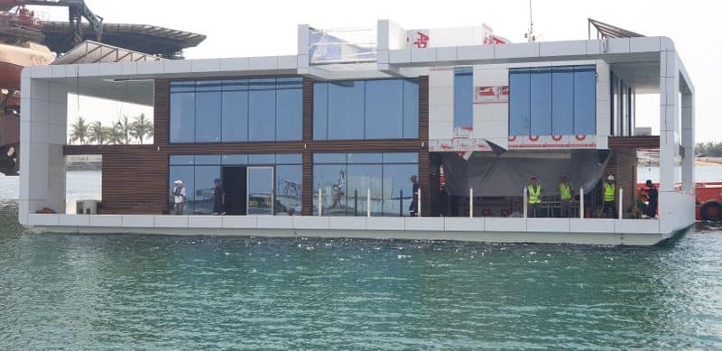 Floating houses launched in UAE and the first one owned by Indian businessman