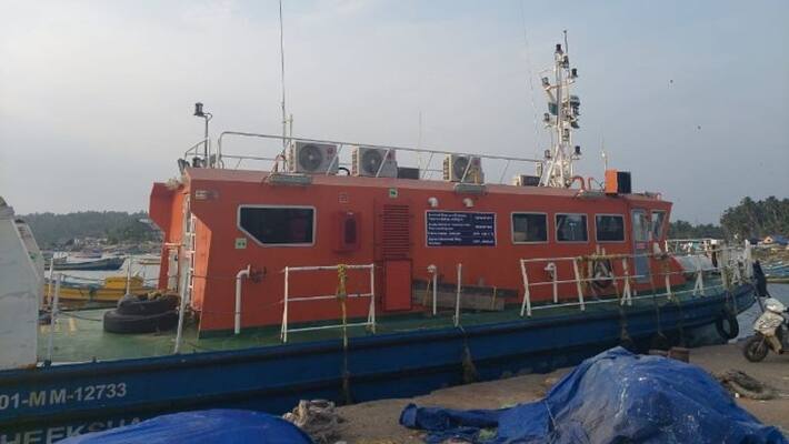 Marine ambulance in Thiruvananthapuram remain no use Marine ambulance in Thiruvananthapuram remain no use
