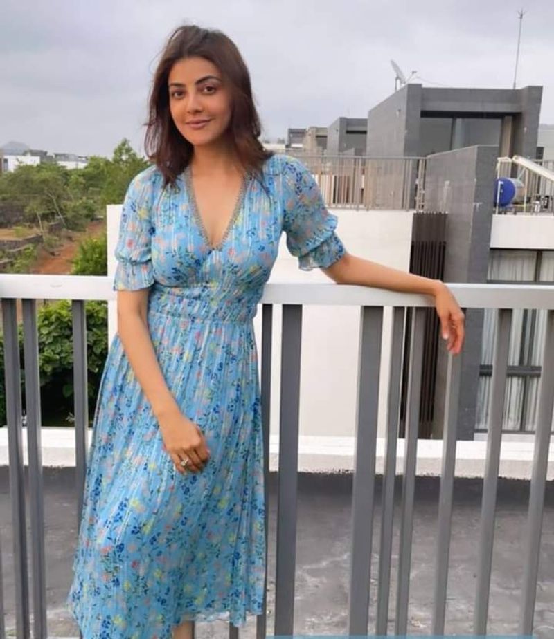 kajal sleeve less gown photo trending and big changes her body  arj