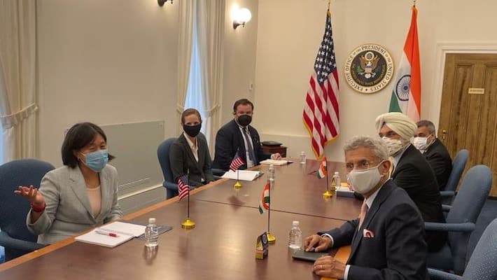 EAM S Jaishankar meets US lawmakers, discusses Quad, cooperation on vaccines-dnm EAM S Jaishankar meets US lawmakers, discusses Quad, cooperation on vaccines-dnm