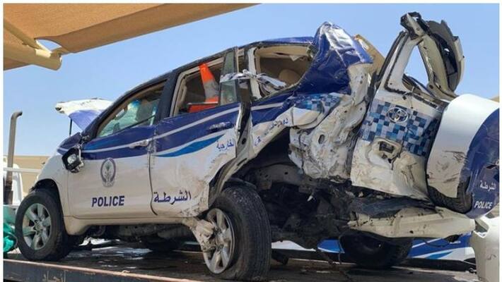 patrol car crashed and policeman killed in line of duty in Sharjah patrol car crashed and policeman killed in line of duty in Sharjah