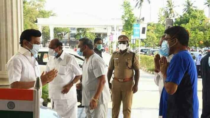 CM Stalin inquired about the health of A. Raja wife CM Stalin inquired about the health of A. Raja wife