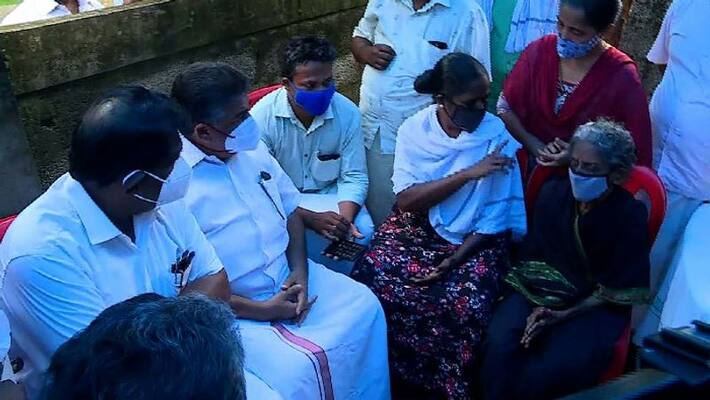 Ministers Saji Cheriyan and Antony Raju visits Vizhinjam boat accident victims home Ministers Saji Cheriyan and Antony Raju visits Vizhinjam boat accident victims home