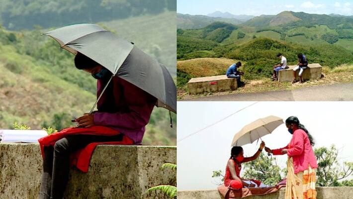 no networks available in rajamala idukki students try hard to attend online classes no networks available in rajamala idukki students try hard to attend online classes